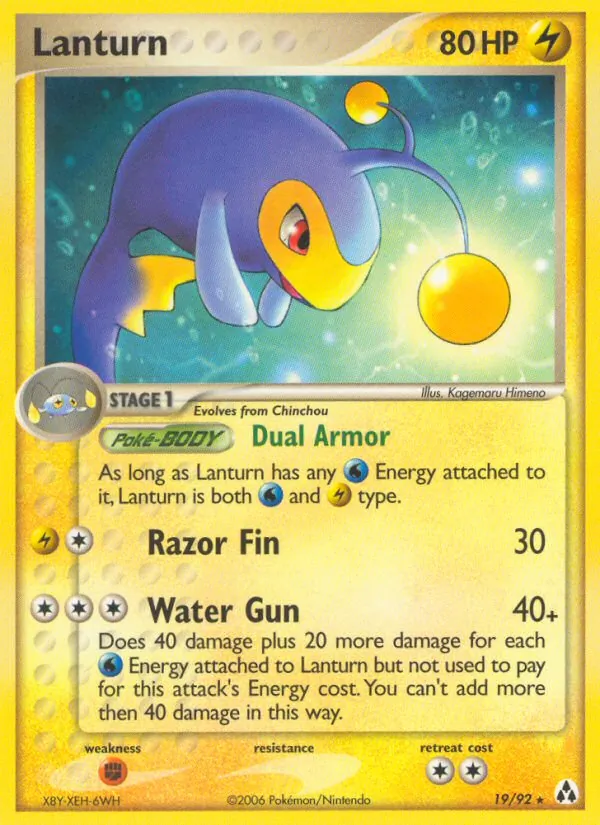 Carta Lanturn, número 19/92 da coleção Legend Maker