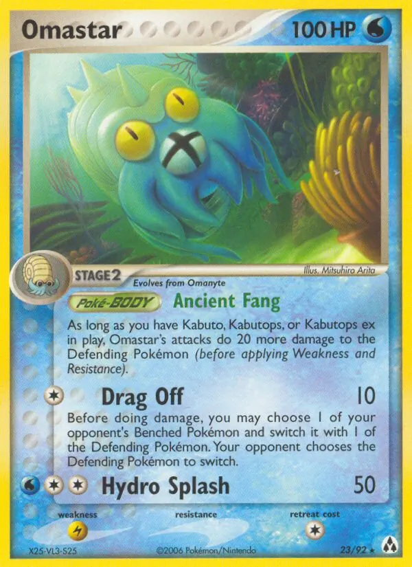 Carta Omastar, número 23/92 da coleção Legend Maker