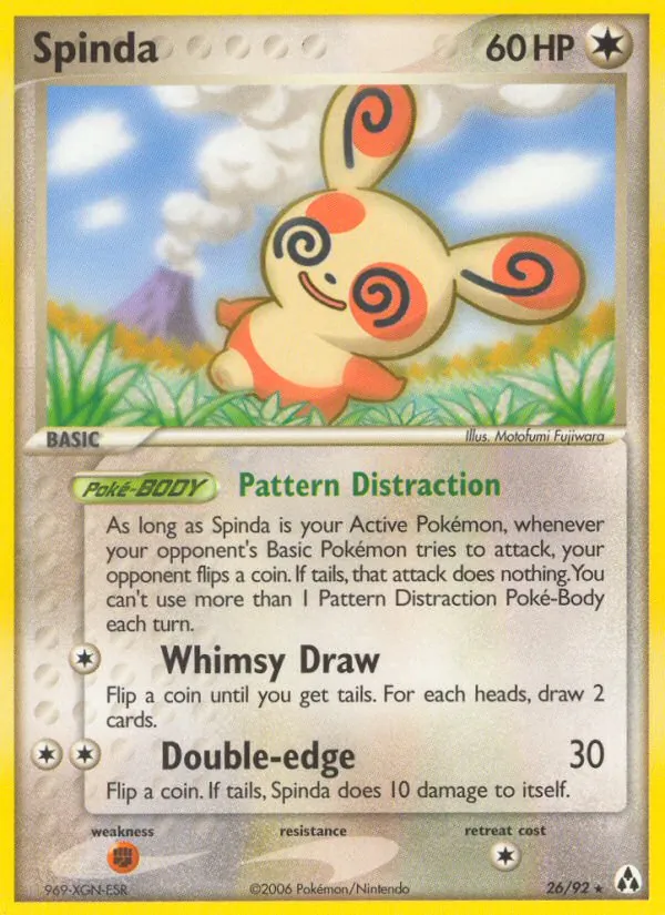 Carta Spinda, número 26/92 da coleção Legend Maker