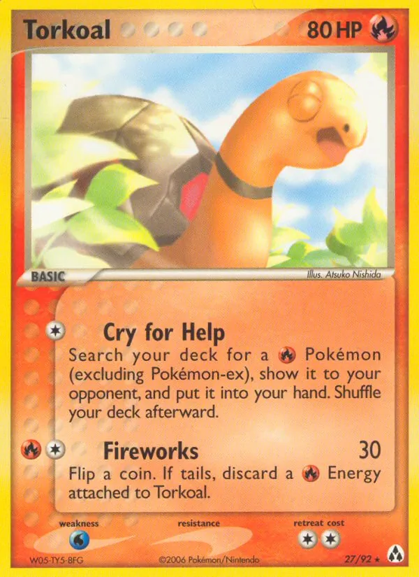 Carta Torkoal, número 27/92 da coleção Legend Maker
