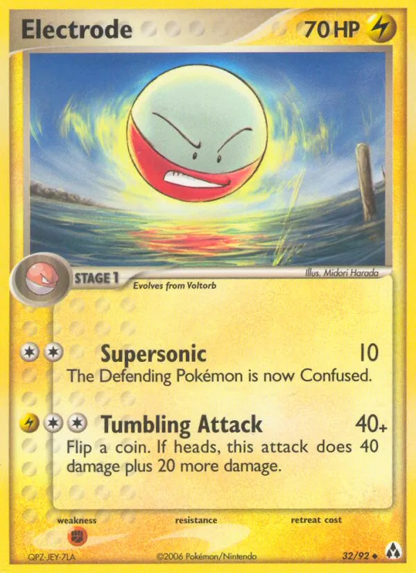 Carta Electrode, número 32/92 da coleção Legend Maker