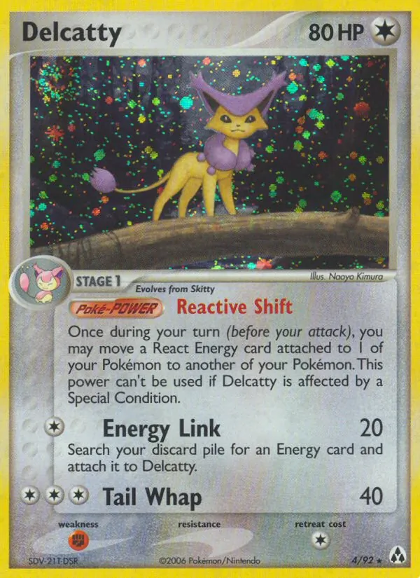 Carta Delcatty, número 4/92 da coleção Legend Maker