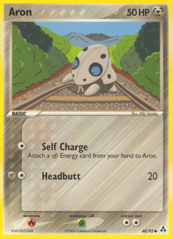 Carta Aron, número 48/92 da coleção Legend Maker