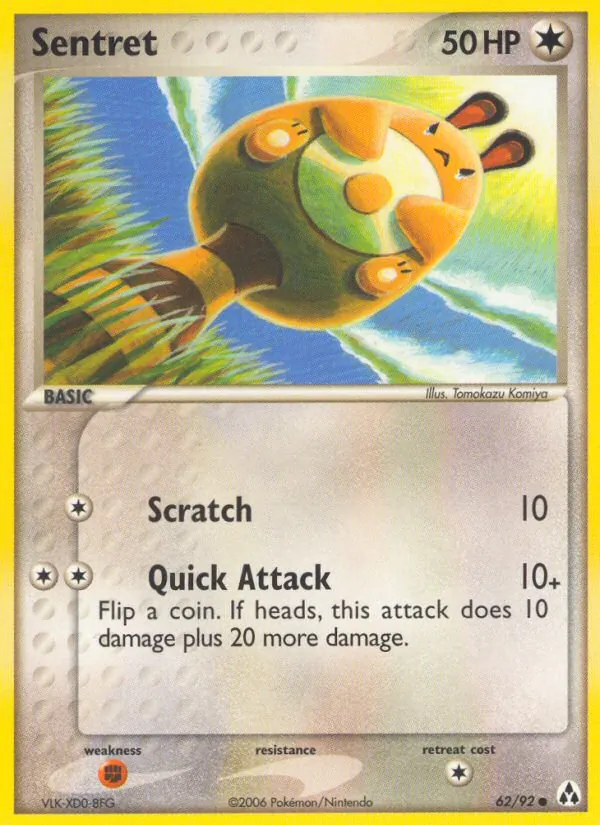 Carta Sentret, número 62/92 da coleção Legend Maker