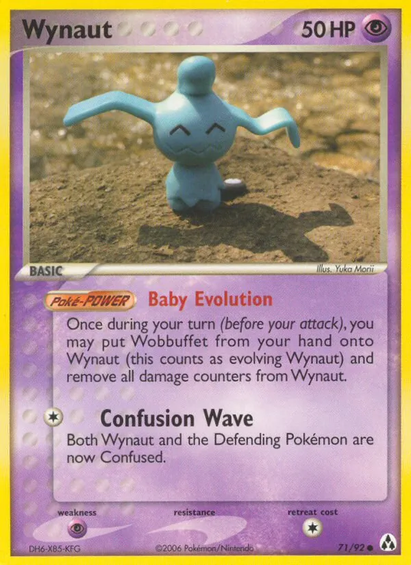Carta Wynaut, número 71/92 da coleção Legend Maker