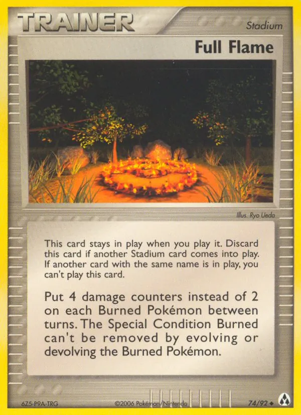 Carta Full Flame, número 74/92 da coleção Legend Maker