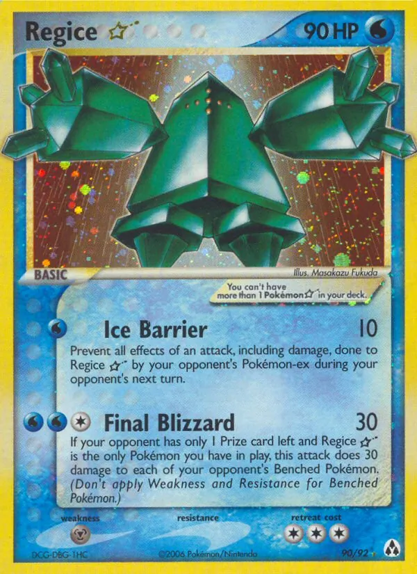 Carta Regice ☆, número 90/92 da coleção Legend Maker