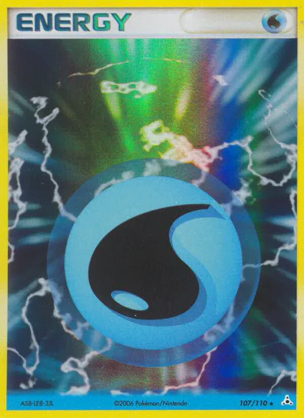 Carta Water Energy, número 107/110 da coleção Holon Phantoms
