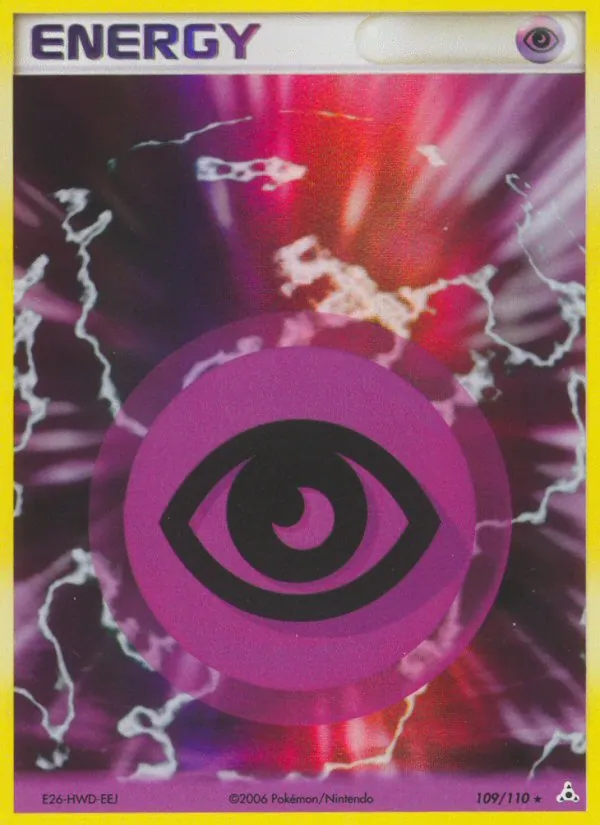 Carta Psychic Energy, número 109/110 da coleção Holon Phantoms