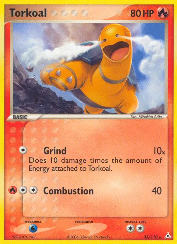 Carta Torkoal, número 33/110 da coleção Holon Phantoms