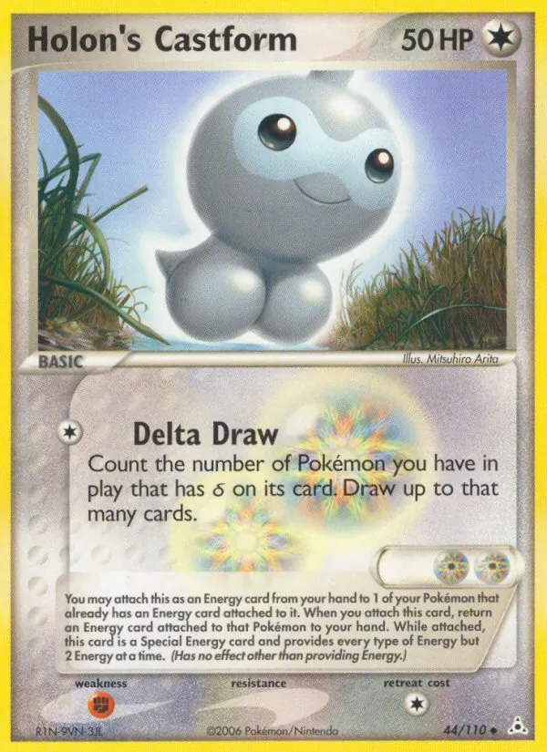 Carta Holon's Castform, número 44/110 da coleção Holon Phantoms