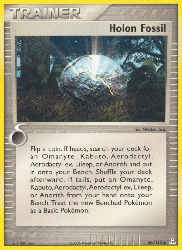 Carta Holon Fossil, número 86/110 da coleção Holon Phantoms