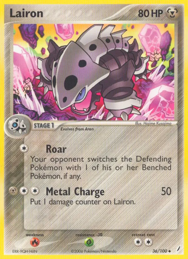Carta Lairon, número 36/100 da coleção Crystal Guardians