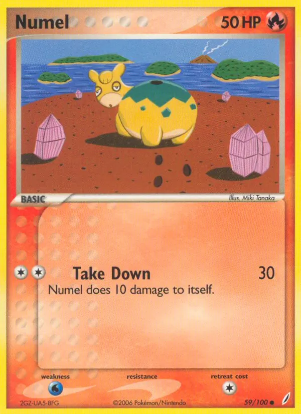 Carta Numel, número 59/100 da coleção Crystal Guardians
