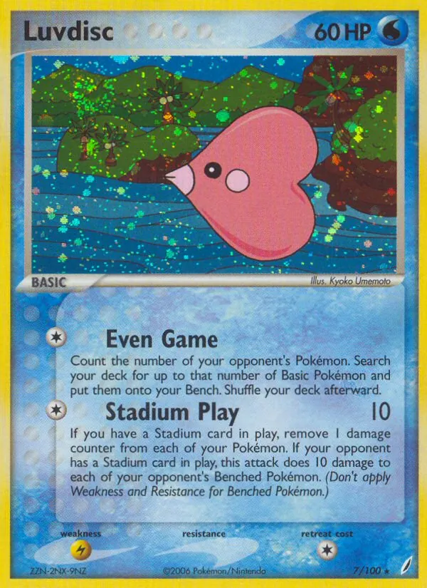 Carta Luvdisc, número 7/100 da coleção Crystal Guardians