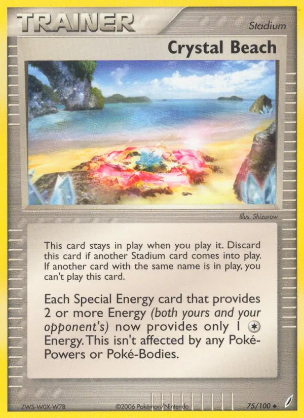 Carta Crystal Beach, número 75/100 da coleção Crystal Guardians