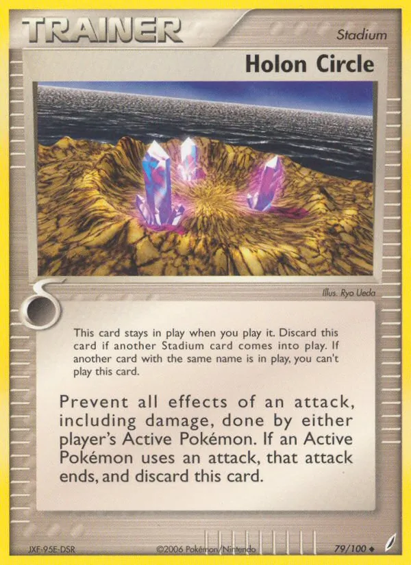 Carta Holon Circle, número 79/100 da coleção Crystal Guardians