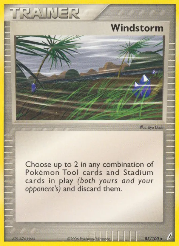 Carta Windstorm, número 85/100 da coleção Crystal Guardians