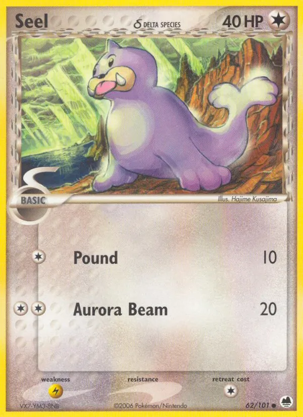 Carta Seel δ, número 62/101 da coleção Dragon Frontiers