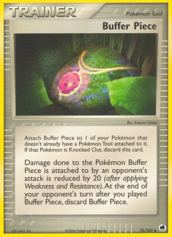 Carta Buffer Piece, número 72/101 da coleção Dragon Frontiers