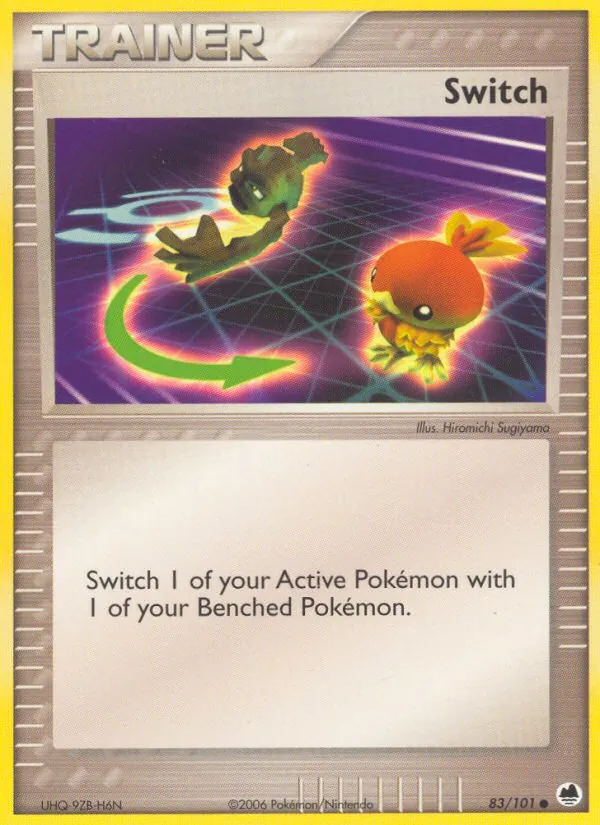 Carta Switch, número 83/101 da coleção Dragon Frontiers