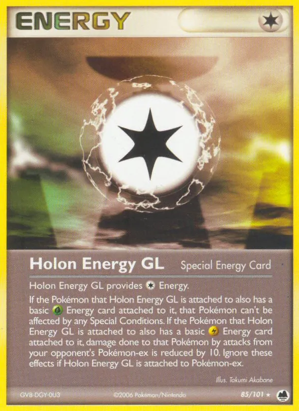 Carta Holon Energy GL, número 85/101 da coleção Dragon Frontiers