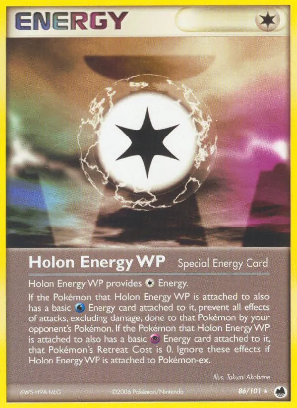 Carta Holon Energy WP, número 86/101 da coleção Dragon Frontiers