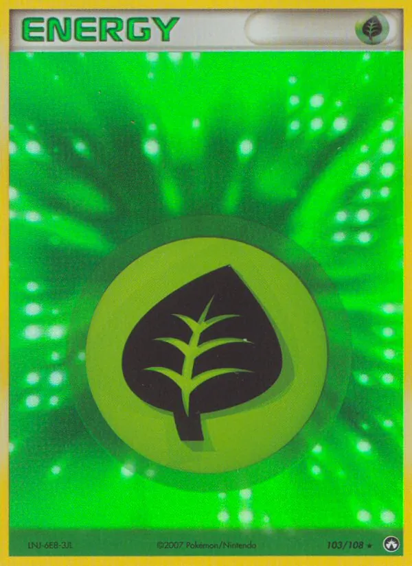 Carta Grass Energy, número 103/108 da coleção Power Keepers