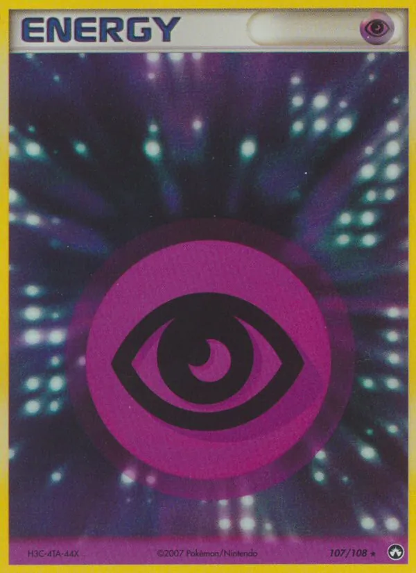 Carta Psychic Energy, número 107/108 da coleção Power Keepers