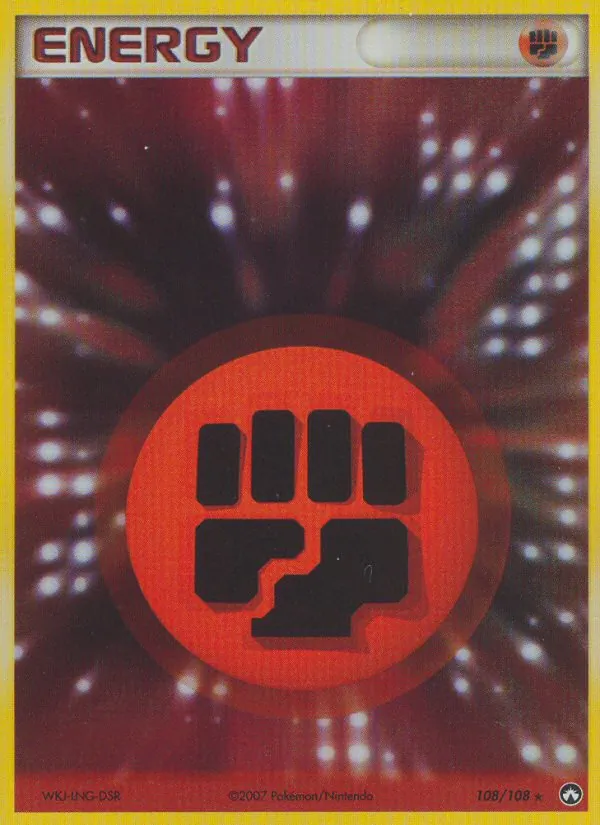 Carta Fighting Energy, número 108/108 da coleção Power Keepers