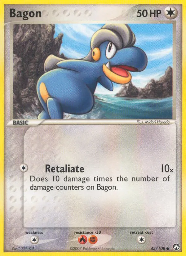Carta Bagon, número 43/108 da coleção Power Keepers