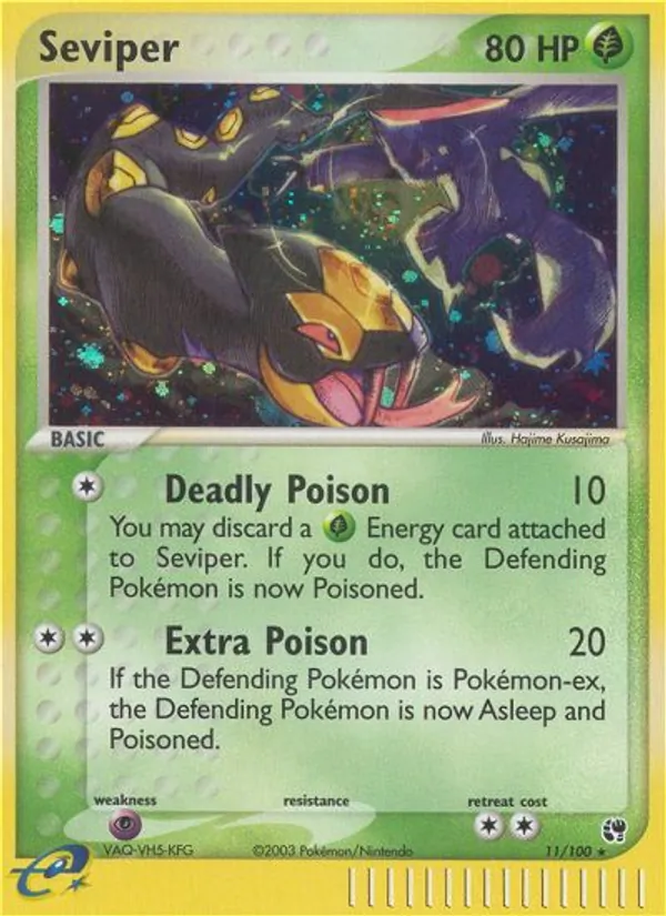 Carta Seviper, número 11/100 da coleção Sandstorm