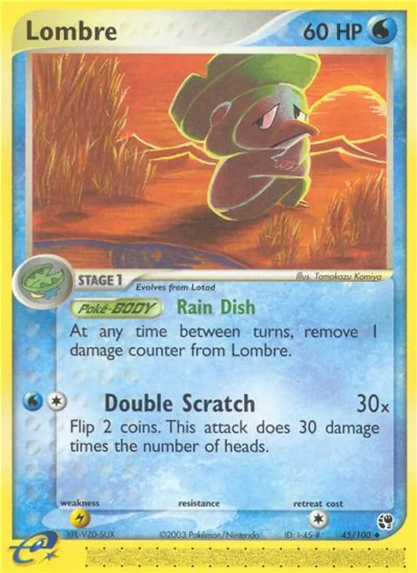 Carta Lombre, número 45/100 da coleção Sandstorm