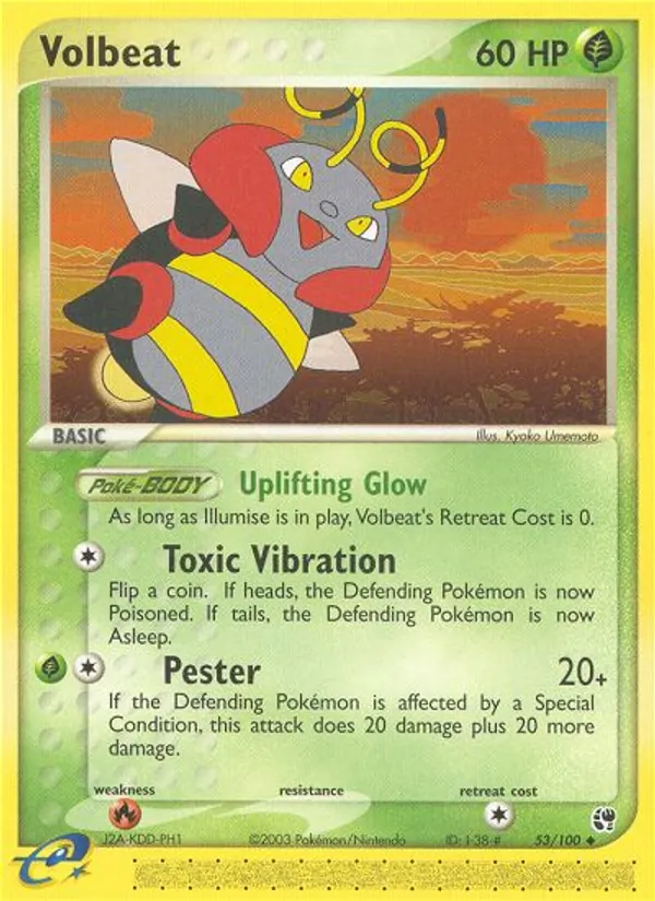 Carta Volbeat, número 53/100 da coleção Sandstorm