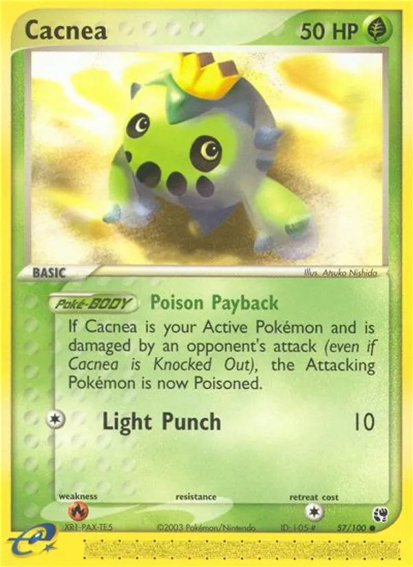 Carta Cacnea, número 57/100 da coleção Sandstorm