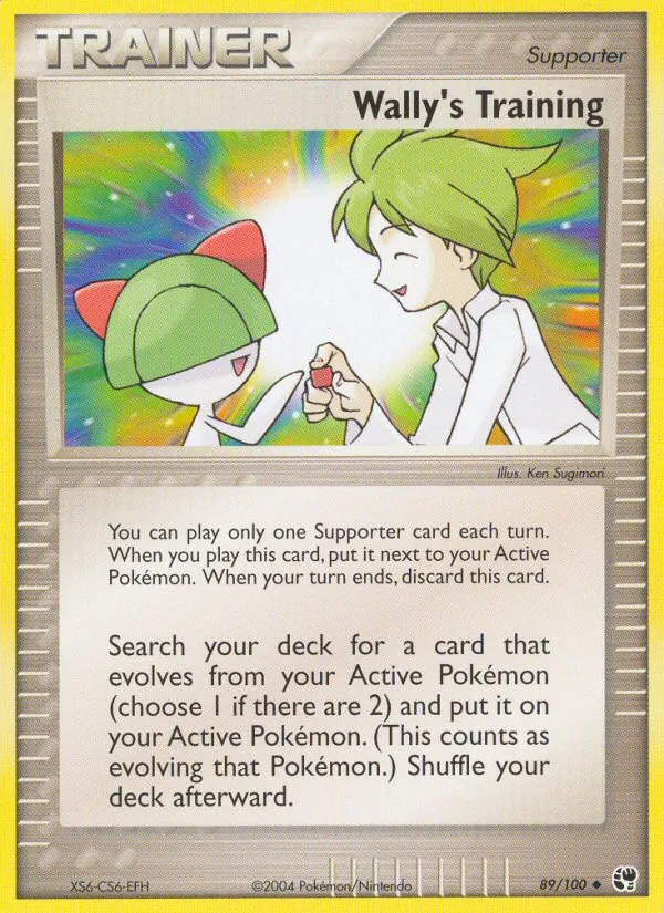 Carta Wally's Training, número 89/100 da coleção Sandstorm