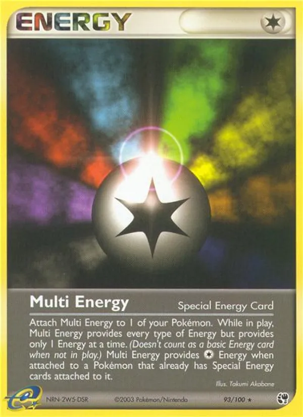 Carta Multi Energy, número 93/100 da coleção Sandstorm