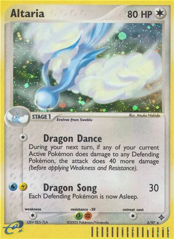 Carta Altaria, número 2/97 da coleção Dragon