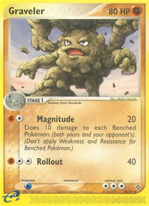 Carta Graveler, número 30/97 da coleção Dragon