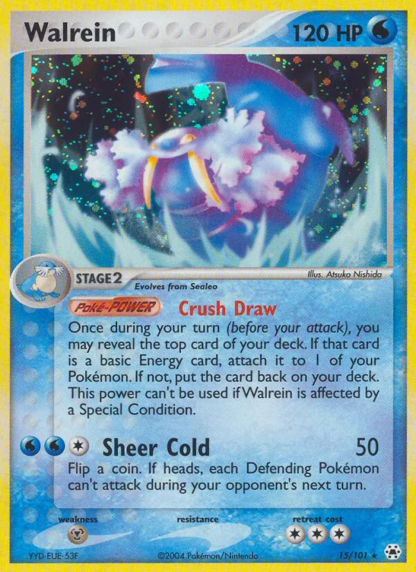 Carta Walrein, número 15/101 da coleção Hidden Legends