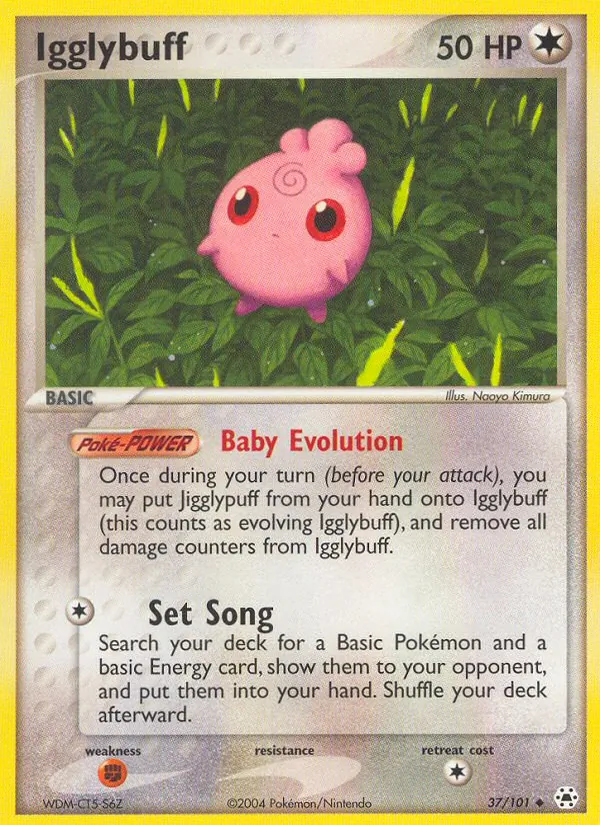 Carta Igglybuff, número 37/101 da coleção Hidden Legends