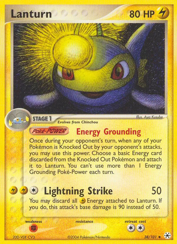 Carta Lanturn, número 38/101 da coleção Hidden Legends