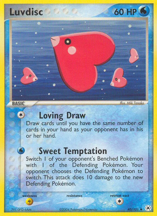 Carta Luvdisc, número 40/101 da coleção Hidden Legends