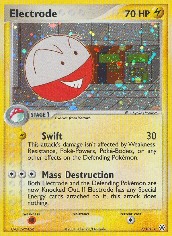 Carta Electrode, número 5/101 da coleção Hidden Legends