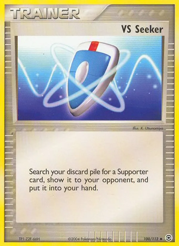 Carta VS Seeker, número 100/112 da coleção FireRed & LeafGreen