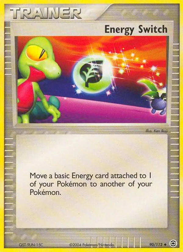 Carta Energy Switch, número 90/112 da coleção FireRed & LeafGreen