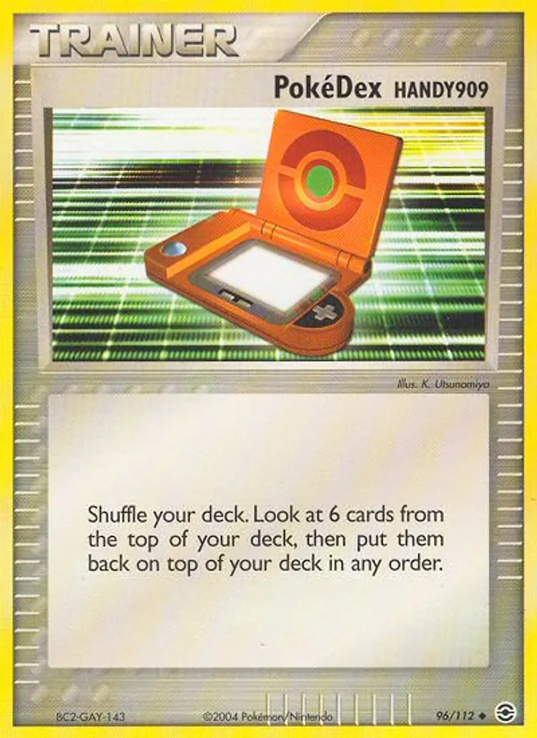Carta PokéDex (HANDY909), número 96/112 da coleção FireRed & LeafGreen