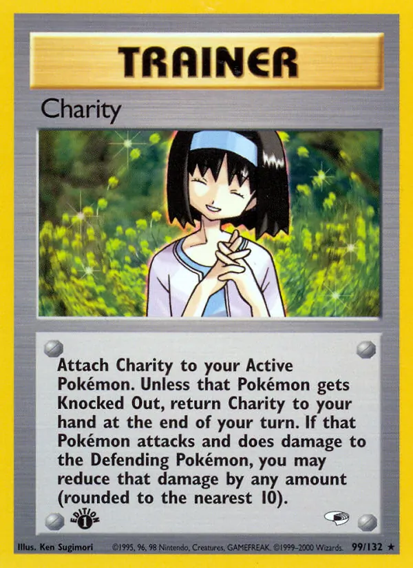Carta Charity, número 99/132 da coleção Gym Heroes