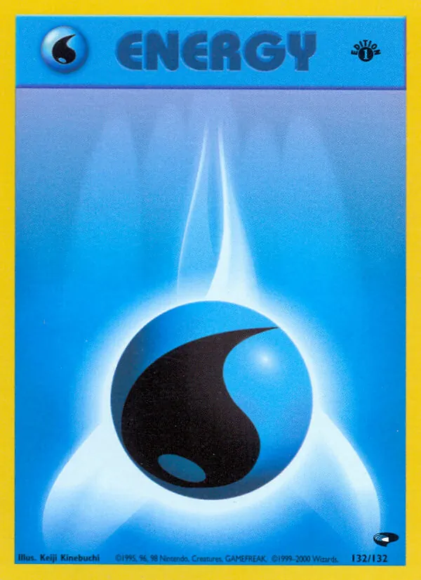 Carta Water Energy, número 132/132 da coleção Gym Challenge