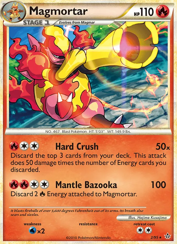Carta Magmortar, número 2/95 da coleção Revelado